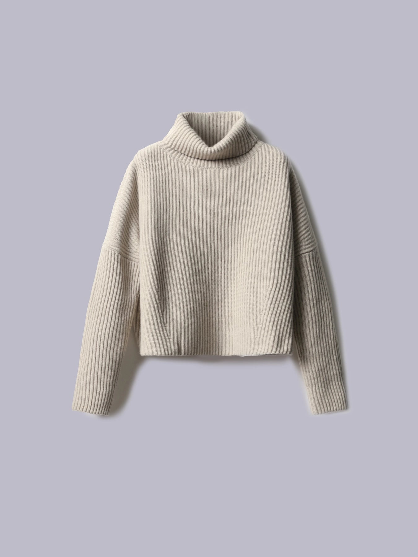 ROBERTO COLLINA - Pull côtelée manches larges