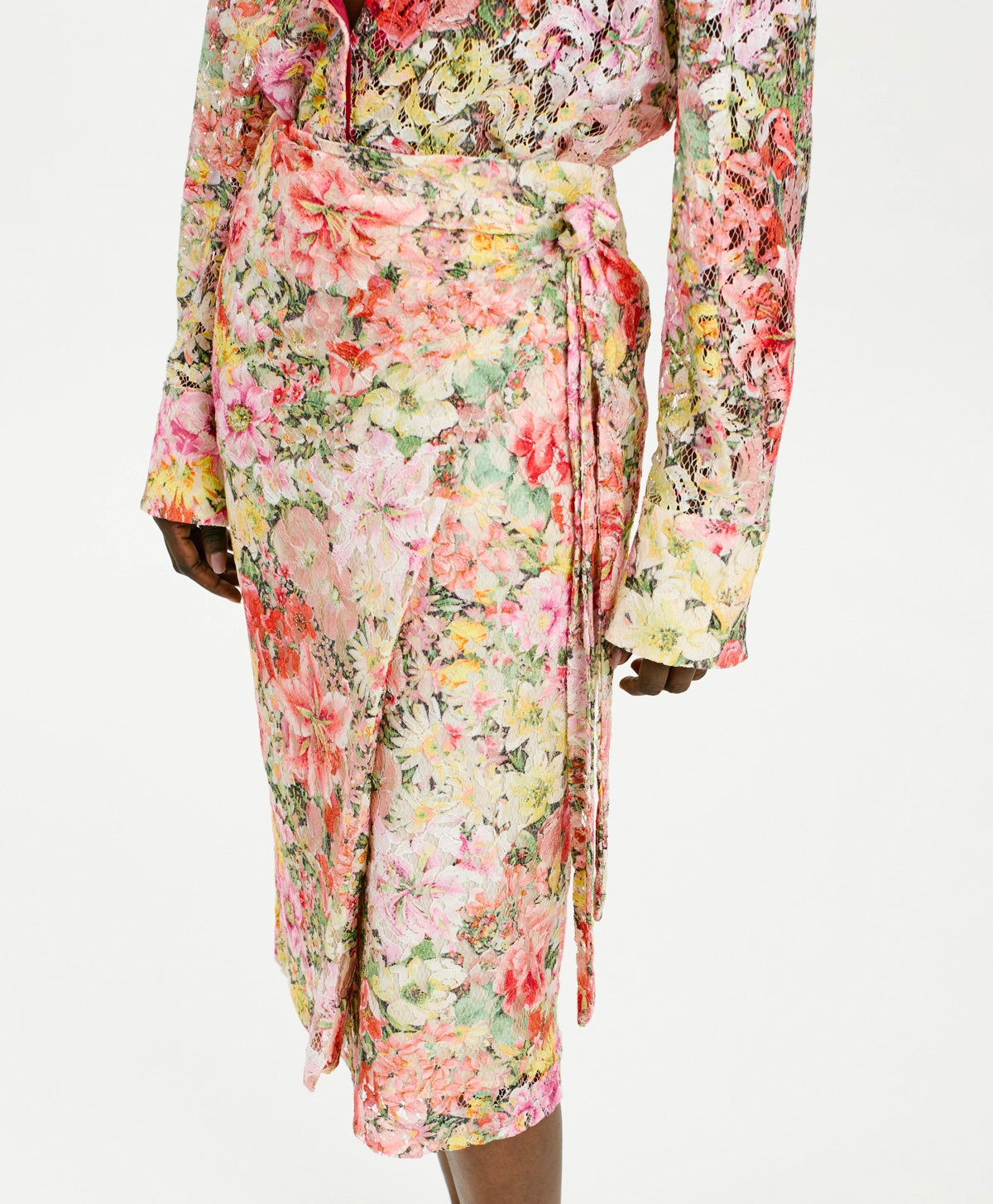 MOMONI - Jupe Pamas à dentelle