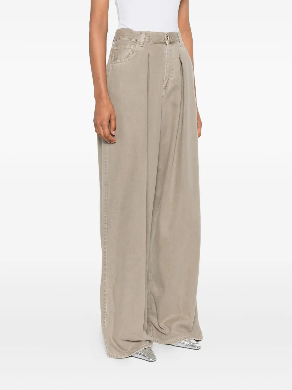 HAIKURE - Pantalon denim Candy Soft Ecru