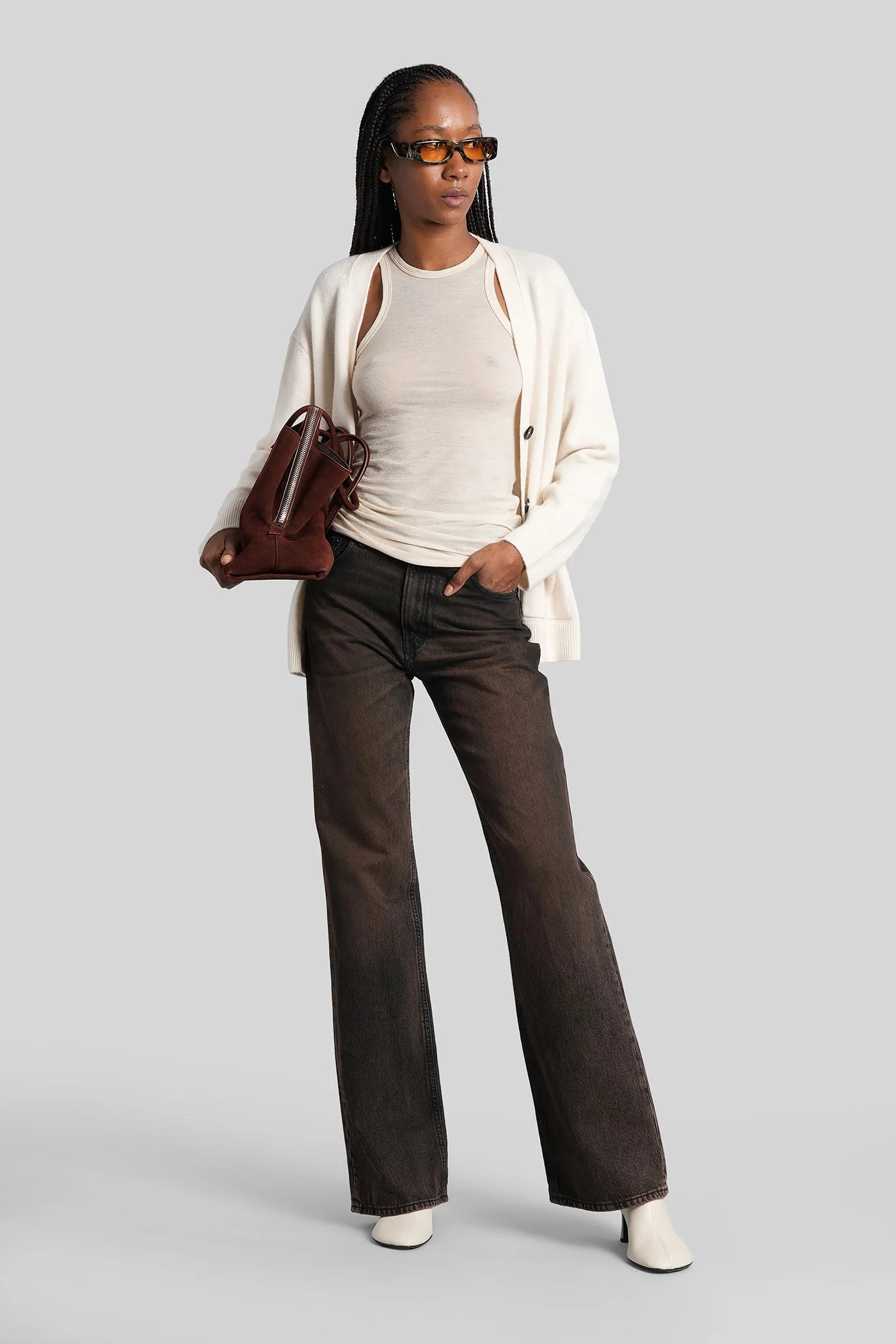 HAIKURE - Jean Korea à effet usé