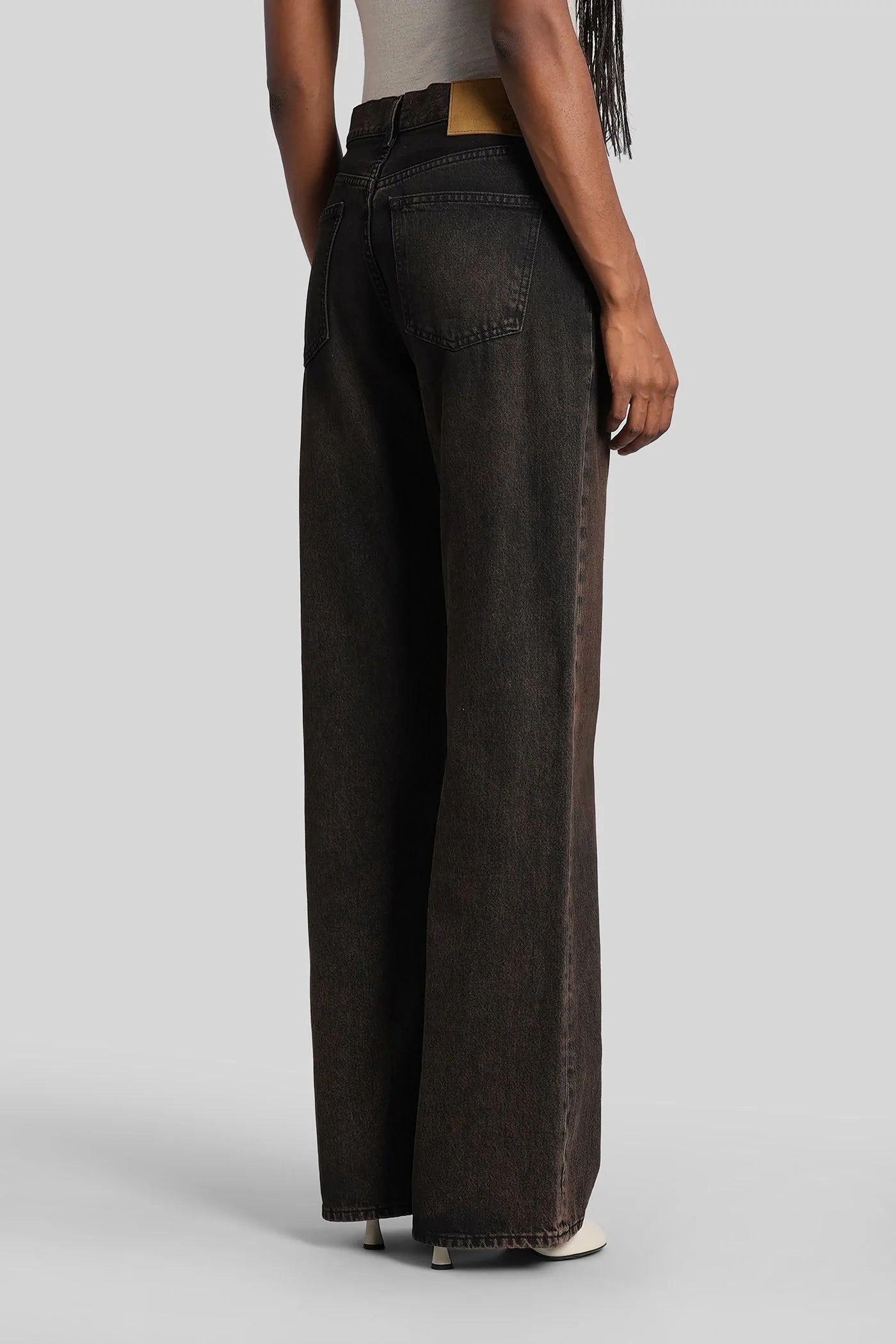 HAIKURE - Jean Korea à effet usé