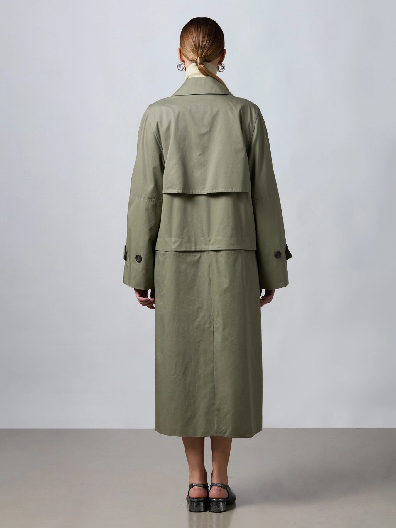 ROBERTO COLLINA - Trench Kaki