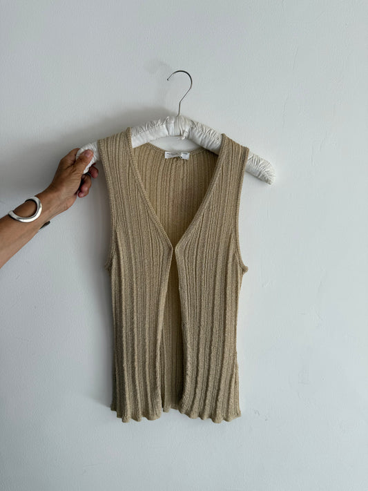 MAJESTIC FILATURES - Gilet doré