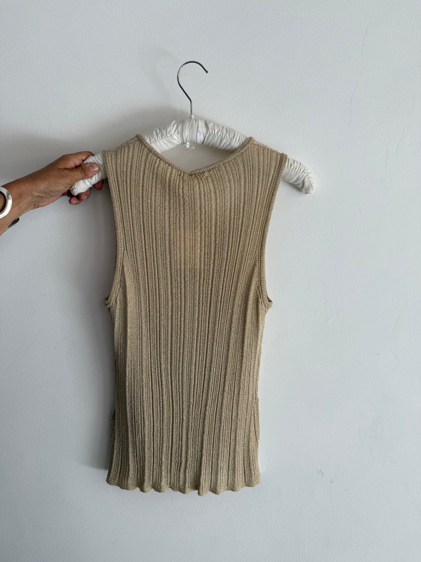 MAJESTIC FILATURES - Gilet doré