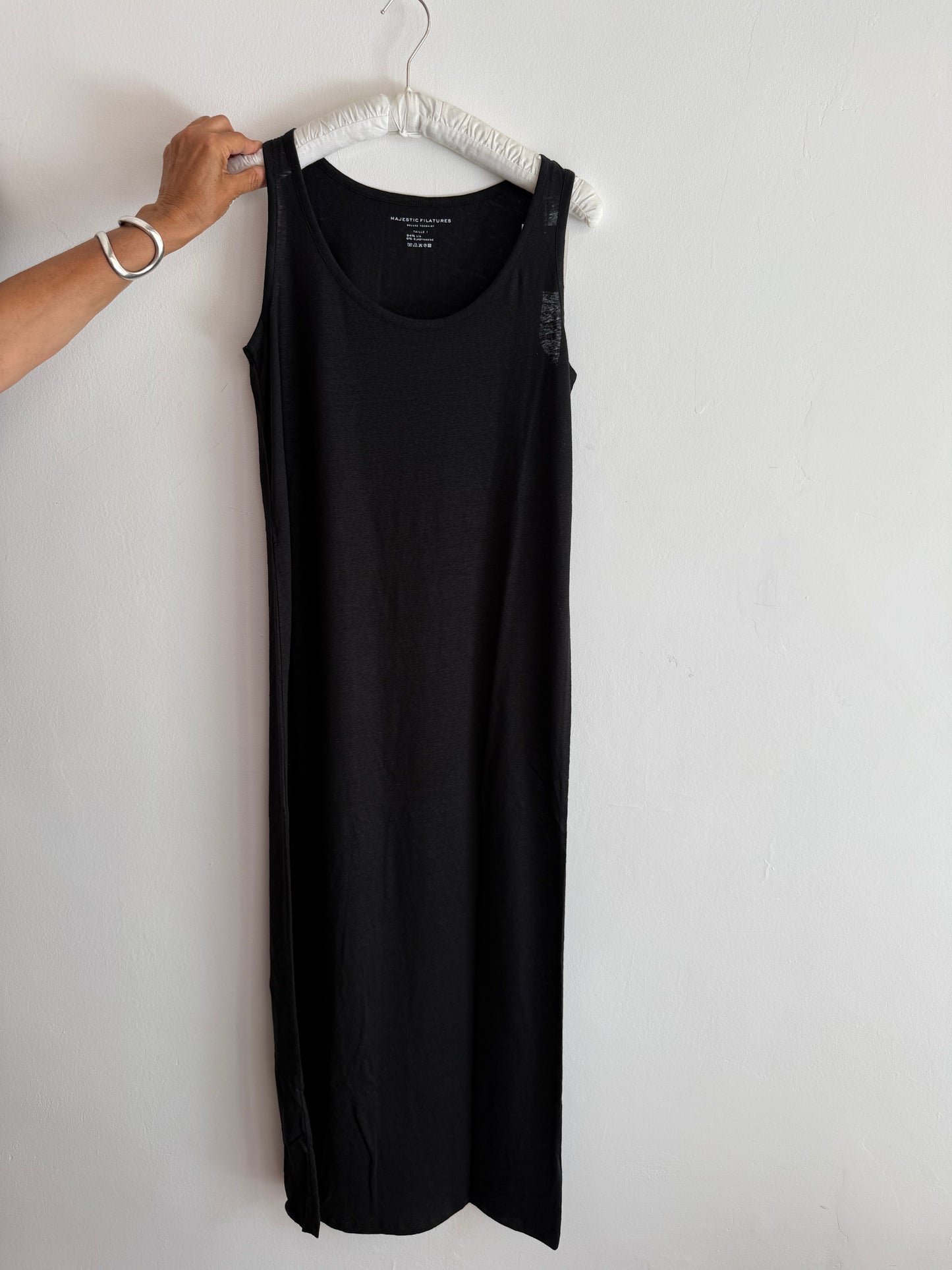 MAJESTIC FILATURES - Robe débardeur Noire