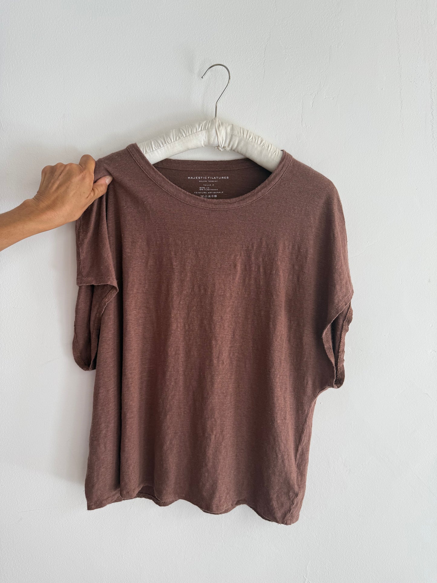 MAJESTIC FILATURES - T-shirt Walnut