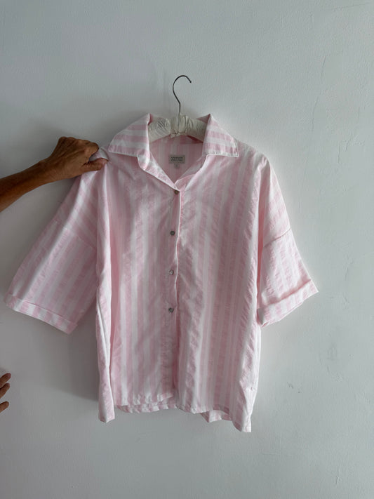 AFC - Blouse Dad rayure Rose