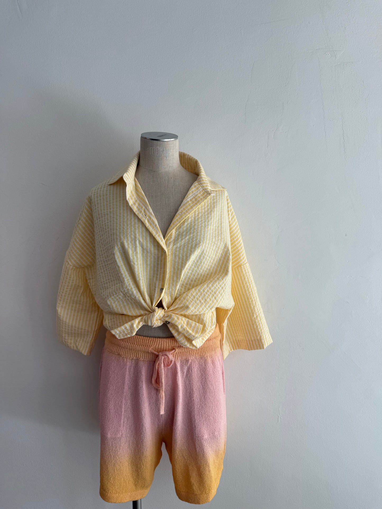 AFC - Blouse Dad rayure Jaune