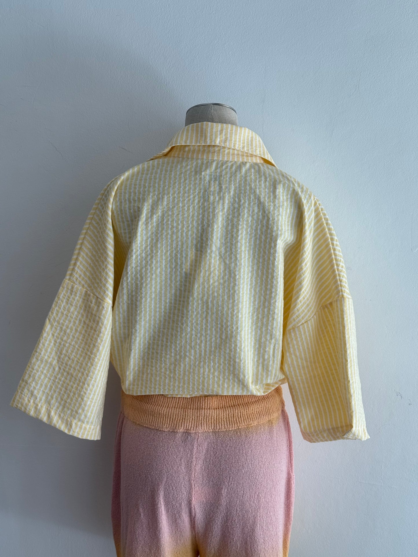 AFC - Blouse Dad rayure Jaune