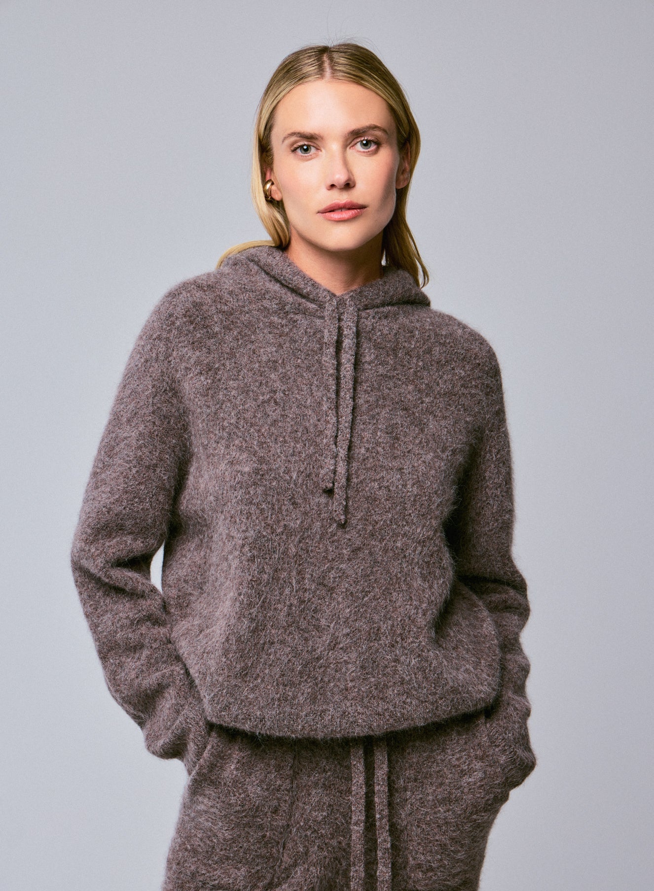 MAJESTIC FILATURES - Sweat capuche manches longues