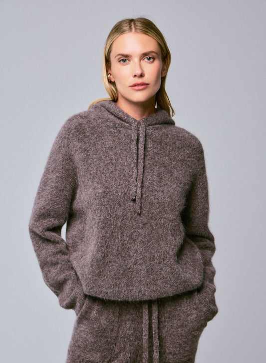 MAJESTIC FILATURES - Sweat capuche manches longues