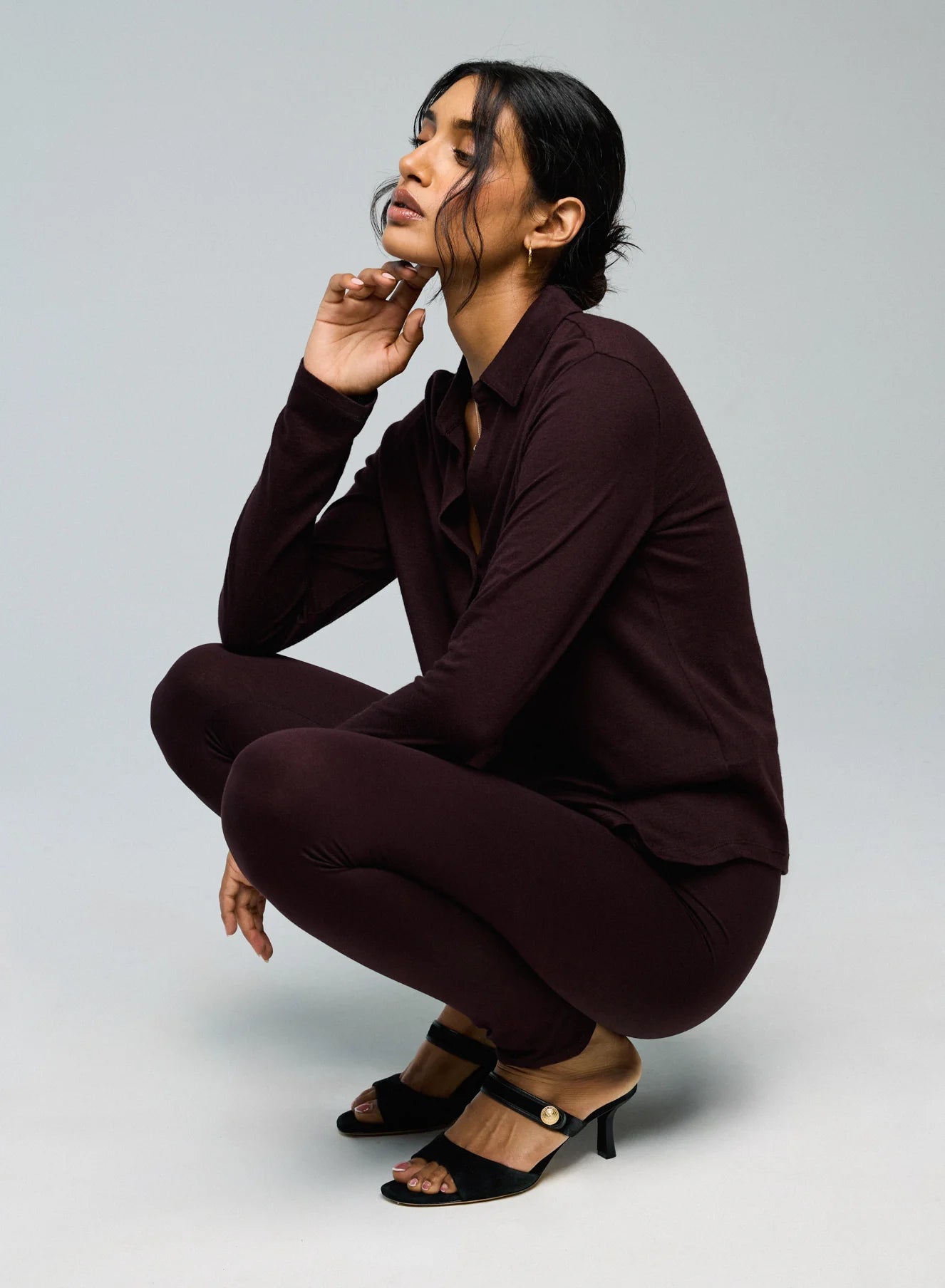 MAJESTIC FILATURES - Chemise manches longues en coton