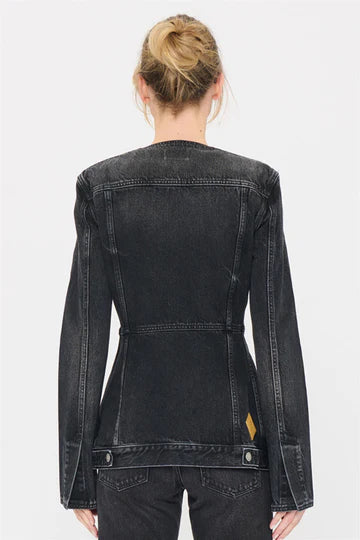 HAIKURE - Veste temple mid black