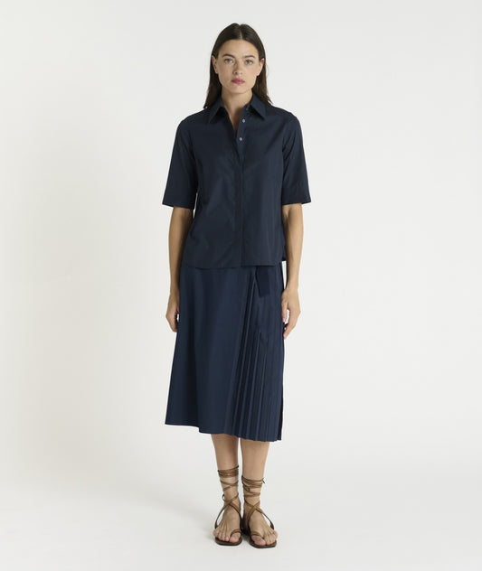 HANA SAN - Chemise Isabella bleu nuit