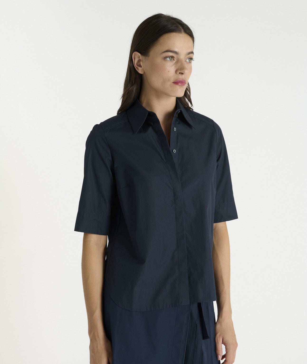 HANA SAN - Chemise Isabella bleu nuit