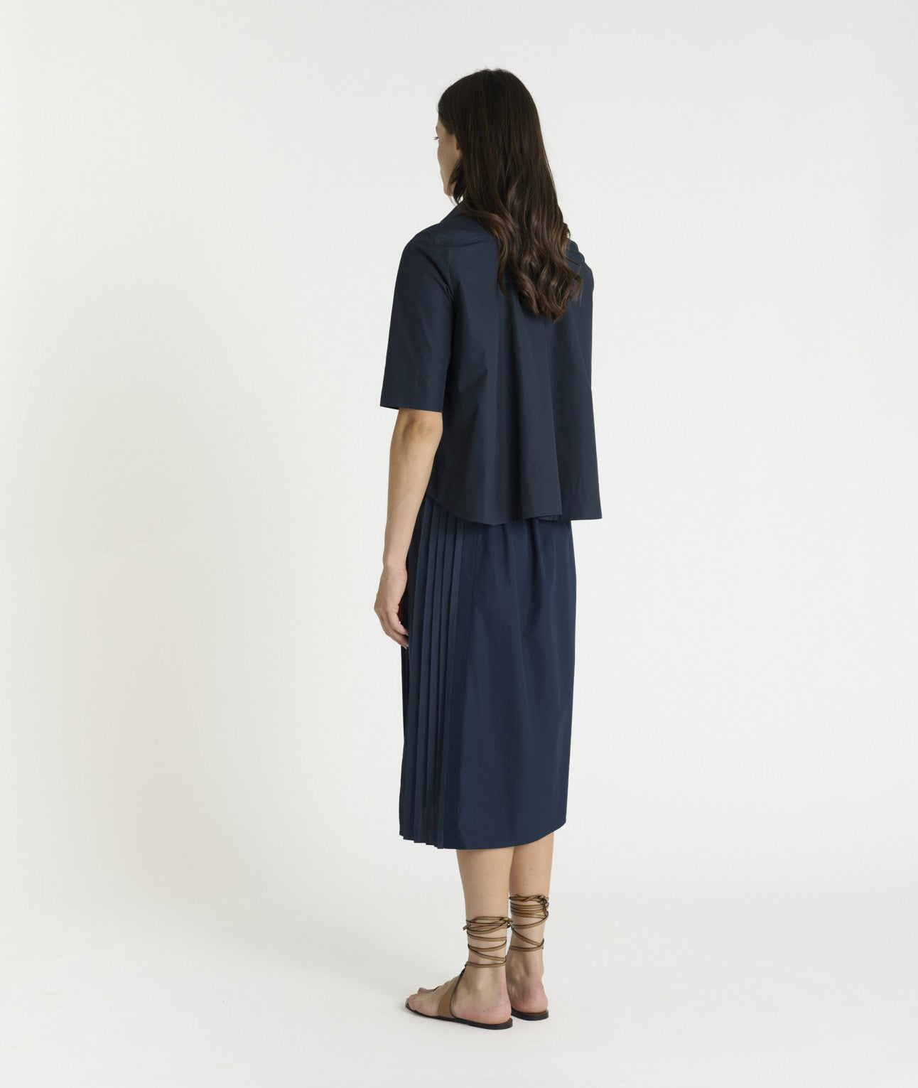 HANA SAN - Chemise Isabella bleu nuit