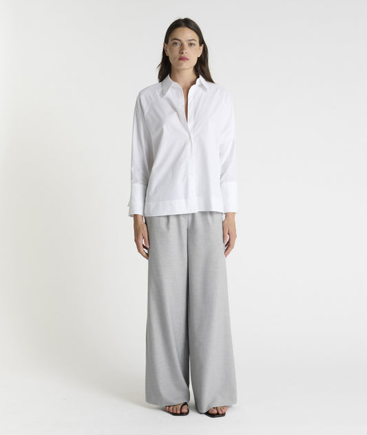 HANA SAN - Chemise Kalinda blanc optique