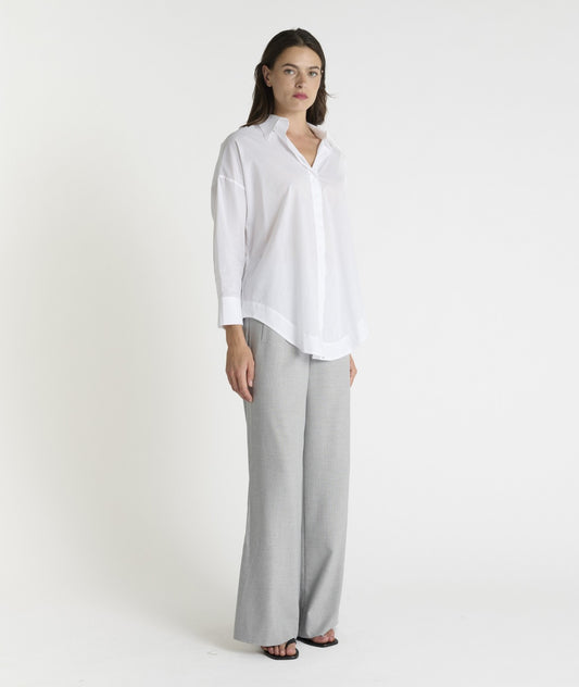 HANA SAN - Chemise Vani blanc optique