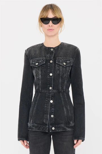 HAIKURE - Veste temple mid black