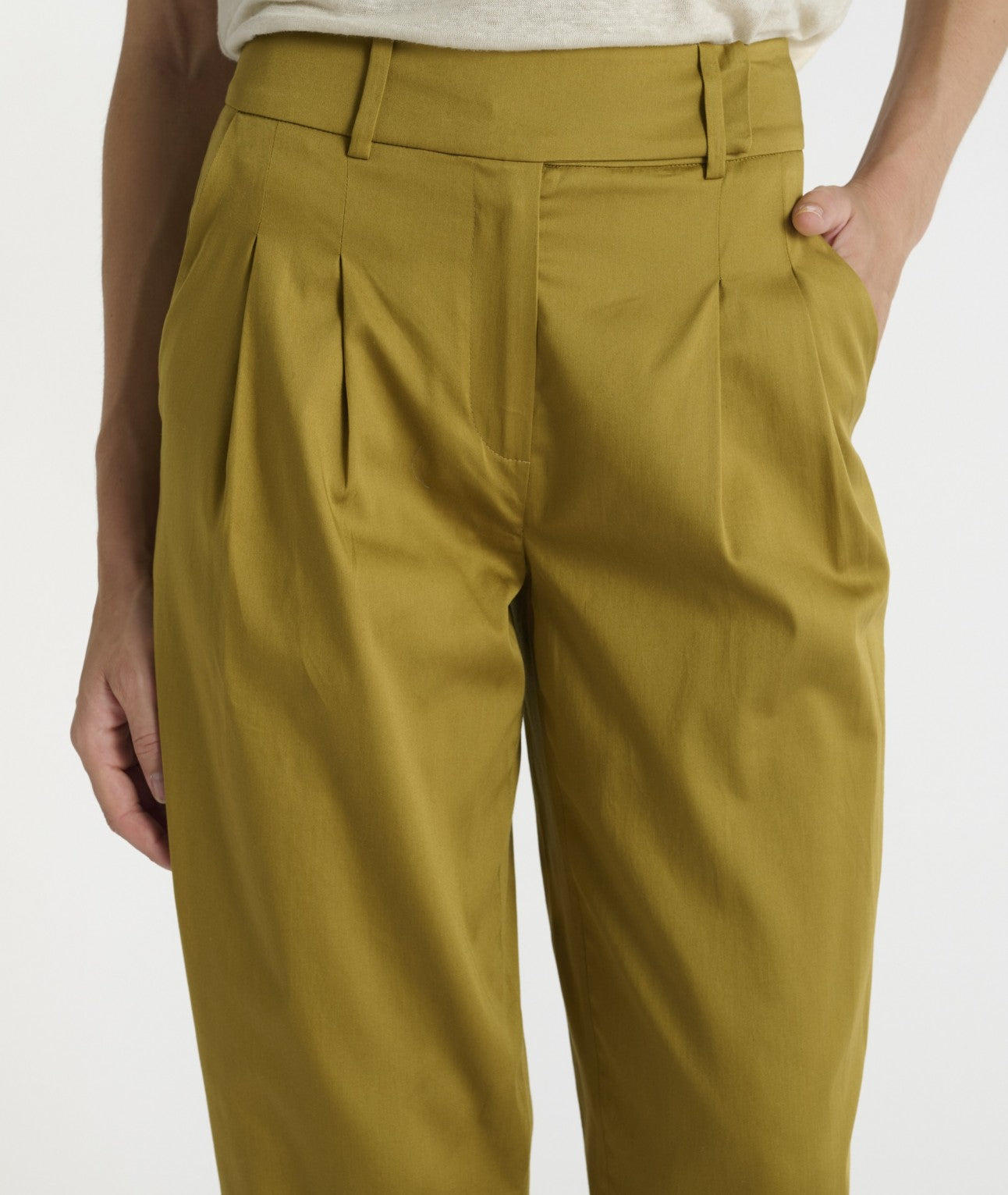 HANA SAN - Pantalon Ravi Bronze