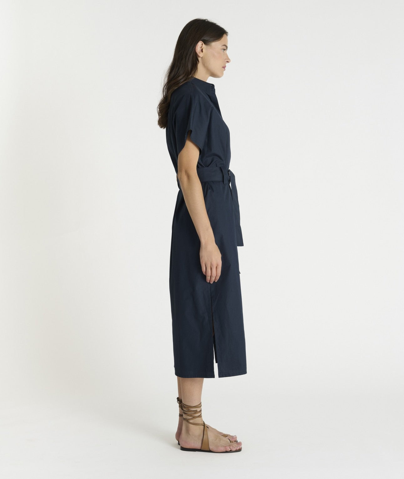 HANA SAN - Robe Bina bleu nuit