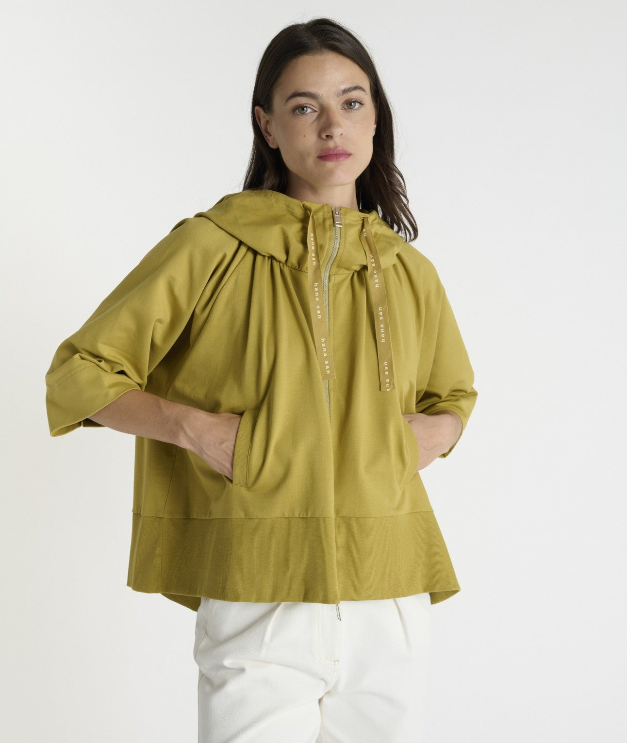 HANA SAN - Sweat zippé Rajan scapolite